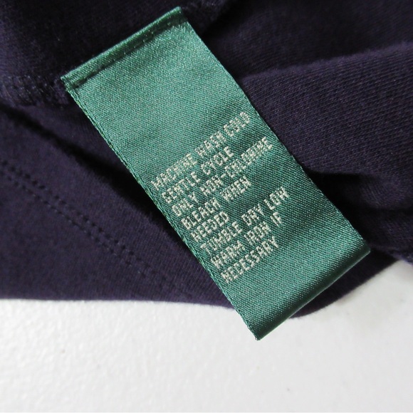 Lauren Ralph Lauren Purple Turtleneck Long Sleeve Top Size Large - Picture 8 of 11